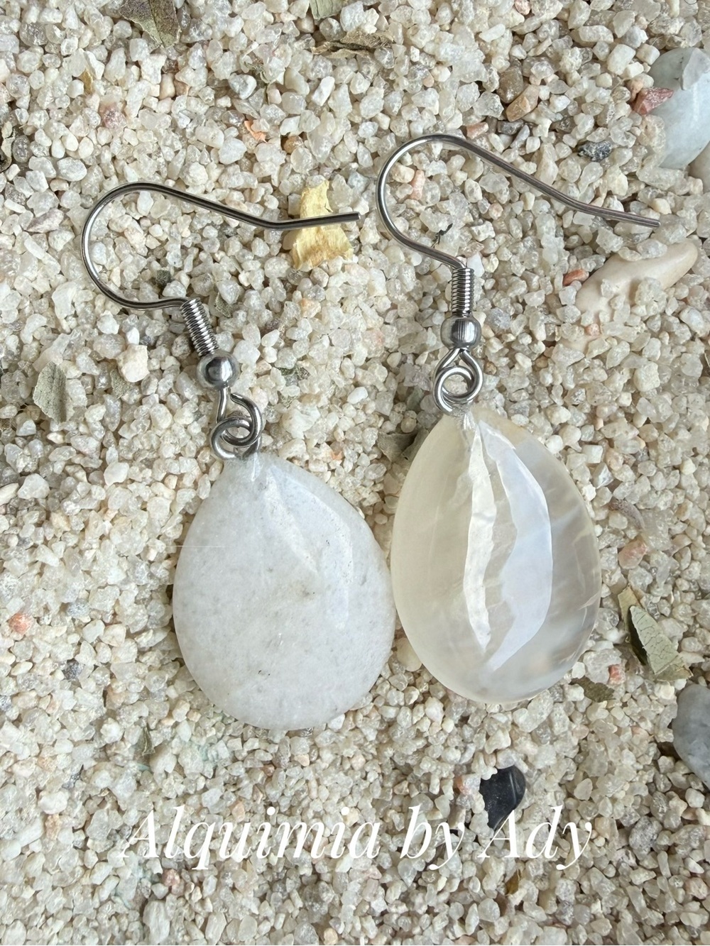 Pale yellow citrine  big Teardrop Dangle Earrings